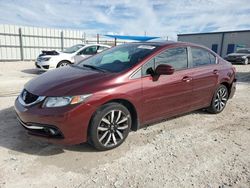 Salvage cars for sale at Arcadia, FL auction: 2015 Honda Civic EXL