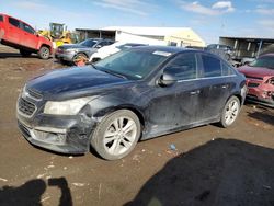 Salvage cars for sale at Brighton, CO auction: 2015 Chevrolet Cruze LTZ