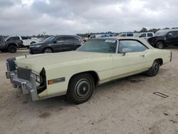 Salvage cars for sale from Copart Houston, TX: 1976 Cadillac EL Dorado