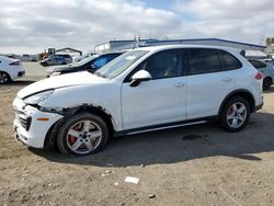 Carros salvage a la venta en subasta: 2015 Porsche Cayenne Turbo