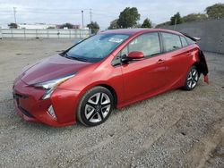 Salvage cars for sale at San Diego, CA auction: 2017 Toyota Prius