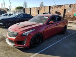 Salvage cars for sale at Wilmington, CA auction: 2017 Cadillac CTS-V