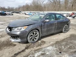 Salvage cars for sale from Copart Ellwood City, PA: 2017 Honda Accord EX