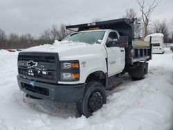 Salvage trucks for sale at Central Square, NY auction: 2021 Chevrolet Silverado Medium Duty