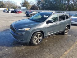 Salvage cars for sale at Eight Mile, AL auction: 2017 Jeep Cherokee Latitude