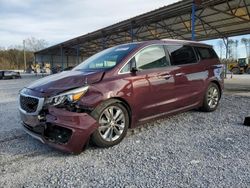 Salvage cars for sale at Cartersville, GA auction: 2016 KIA Sedona SXL