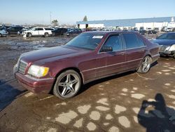 Salvage cars for sale at Woodhaven, MI auction: 1997 Mercedes-Benz S 320