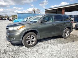 Toyota salvage cars for sale: 2016 Toyota Highlander LE