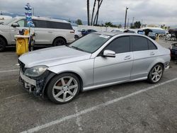 Salvage cars for sale at Van Nuys, CA auction: 2012 Mercedes-Benz C 250