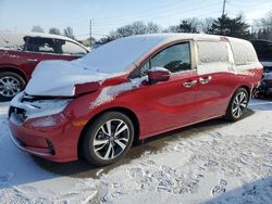 Salvage cars for sale at Moraine, OH auction: 2024 Honda Odyssey Touring