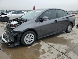 Salvage cars for sale at Grand Prairie, TX auction: 2019 Toyota Prius