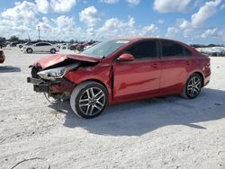 Salvage cars for sale at Arcadia, FL auction: 2019 KIA Forte GT Line