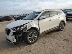 Salvage cars for sale at Houston, TX auction: 2019 Hyundai Santa FE XL SE