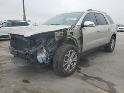 Salvage cars for sale at Grand Prairie, TX auction: 2014 GMC Acadia SLT-1