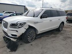 Carros salvage sin ofertas aún a la venta en subasta: 2019 Lincoln Navigator L Reserve