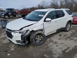 Salvage cars for sale at Ellwood City, PA auction: 2018 Chevrolet Traverse LT