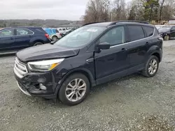 Salvage cars for sale at Concord, NC auction: 2018 Ford Escape SE