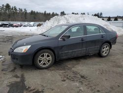 Salvage cars for sale at auction: 2007 Honda Accord EX