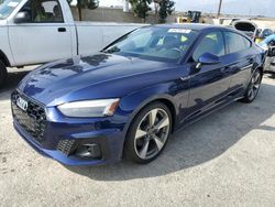 Salvage cars for sale at Rancho Cucamonga, CA auction: 2021 Audi A5 Premium Plus 45