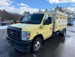 Salvage cars for sale at North Billerica, MA auction: 2021 Ford Econoline E450 Super Duty Cutaway Van