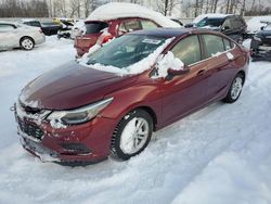 Chevrolet salvage cars for sale: 2016 Chevrolet Cruze LT