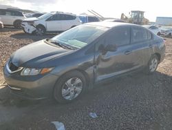 Salvage cars for sale from Copart Phoenix, AZ: 2013 Honda Civic LX