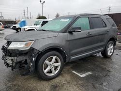 Salvage cars for sale at Wilmington, CA auction: 2016 Ford Explorer XLT