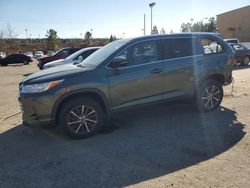 Salvage cars for sale at Gaston, SC auction: 2017 Toyota Highlander SE