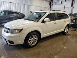 Salvage cars for sale at Franklin, WI auction: 2017 Dodge Journey SXT