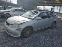 Salvage cars for sale at Cartersville, GA auction: 2005 Honda Civic EX