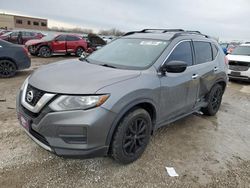 Salvage cars for sale at Kansas City, KS auction: 2017 Nissan Rogue SV