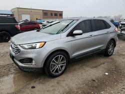 Salvage cars for sale at Kansas City, KS auction: 2022 Ford Edge Titanium