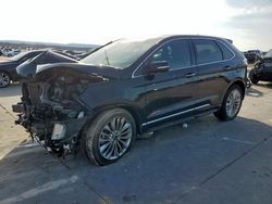 Salvage cars for sale at Grand Prairie, TX auction: 2020 Ford Edge Titanium