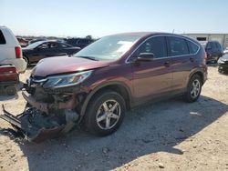 Salvage cars for sale at San Antonio, TX auction: 2015 Honda CR-V LX