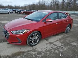 Salvage cars for sale at Ellwood City, PA auction: 2017 Hyundai Elantra SE