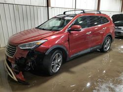 Hyundai salvage cars for sale: 2017 Hyundai Santa FE SE Ultimate