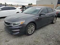 Salvage cars for sale at Mentone, CA auction: 2017 KIA Optima LX