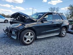 Salvage cars for sale at Riverview, FL auction: 2015 Mercedes-Benz ML 400 4matic