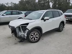 Salvage cars for sale at Ocala, FL auction: 2024 Subaru Forester Premium