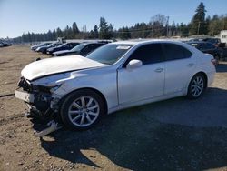 Salvage cars for sale at Graham, WA auction: 2007 Lexus LS 460