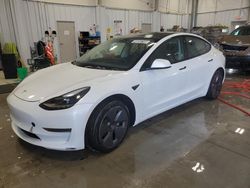 Salvage cars for sale at Wayland, MI auction: 2023 Tesla Model 3