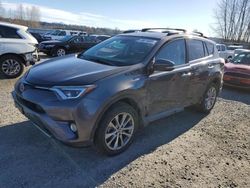 Carros salvage a la venta en subasta: 2017 Toyota Rav4 Limited