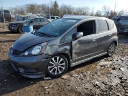 Salvage cars for sale at Chalfont, PA auction: 2013 Honda FIT Sport