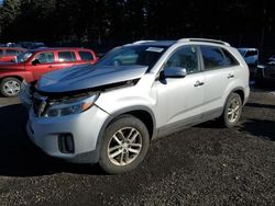 Salvage cars for sale at Graham, WA auction: 2015 KIA Sorento LX