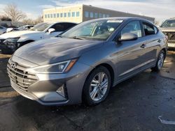 Hyundai Vehiculos salvage en venta: 2019 Hyundai Elantra SEL