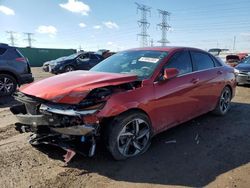 Salvage cars for sale at Elgin, IL auction: 2021 Hyundai Elantra Limited