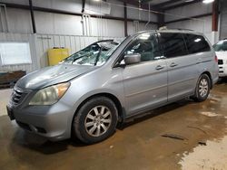 Salvage cars for sale at Chatham, VA auction: 2009 Honda Odyssey EXL