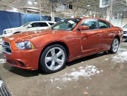 Salvage cars for sale at Woodhaven, MI auction: 2013 Dodge Charger R/T