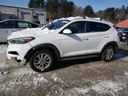 Salvage cars for sale at Mendon, MA auction: 2017 Hyundai Tucson Limited