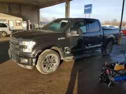 Salvage trucks for sale at Fort Wayne, IN auction: 2015 Ford F150 Supercrew